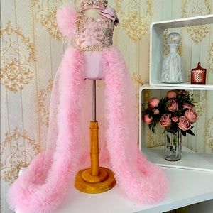 Handmade luxury baby girl dress